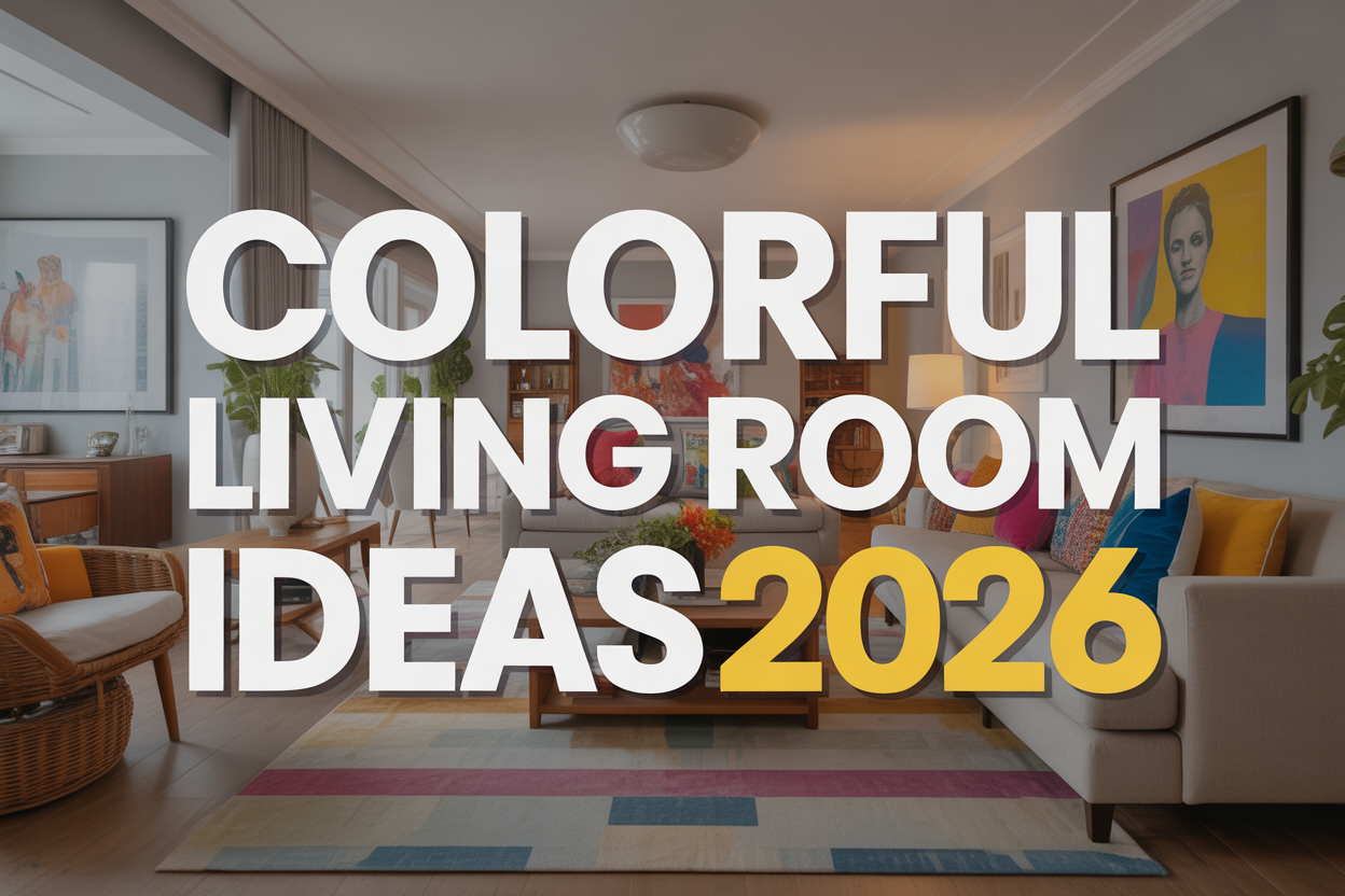 Colorful Living Room Ideas 2026 for a Bright and Vibrant Space