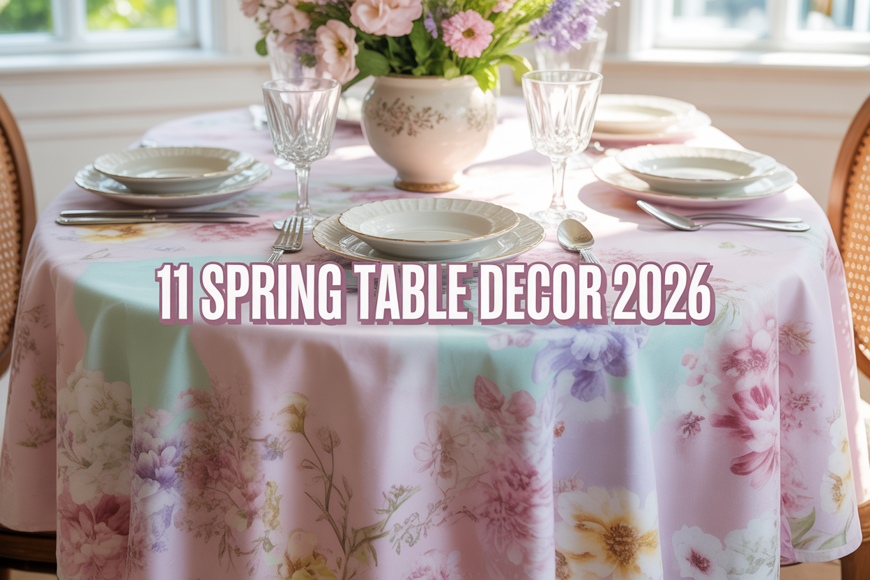Spring Table Decor Ideas 2026 Fresh Elegant Styling