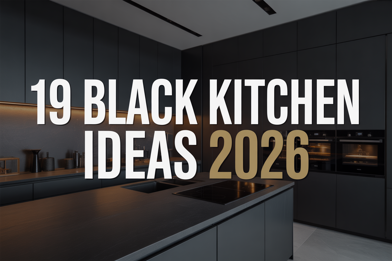 Black Kitchen Ideas 2026 Modern & Stylish Designs