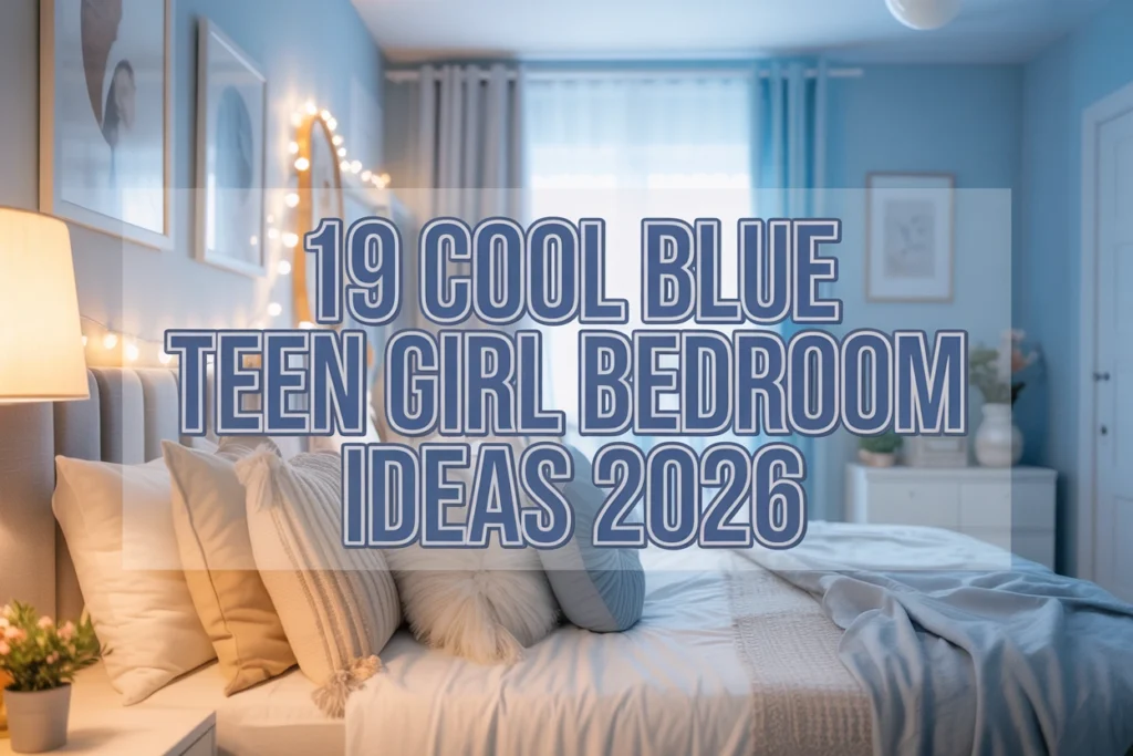 Cool Blue Teen Girl Bedroom Ideas