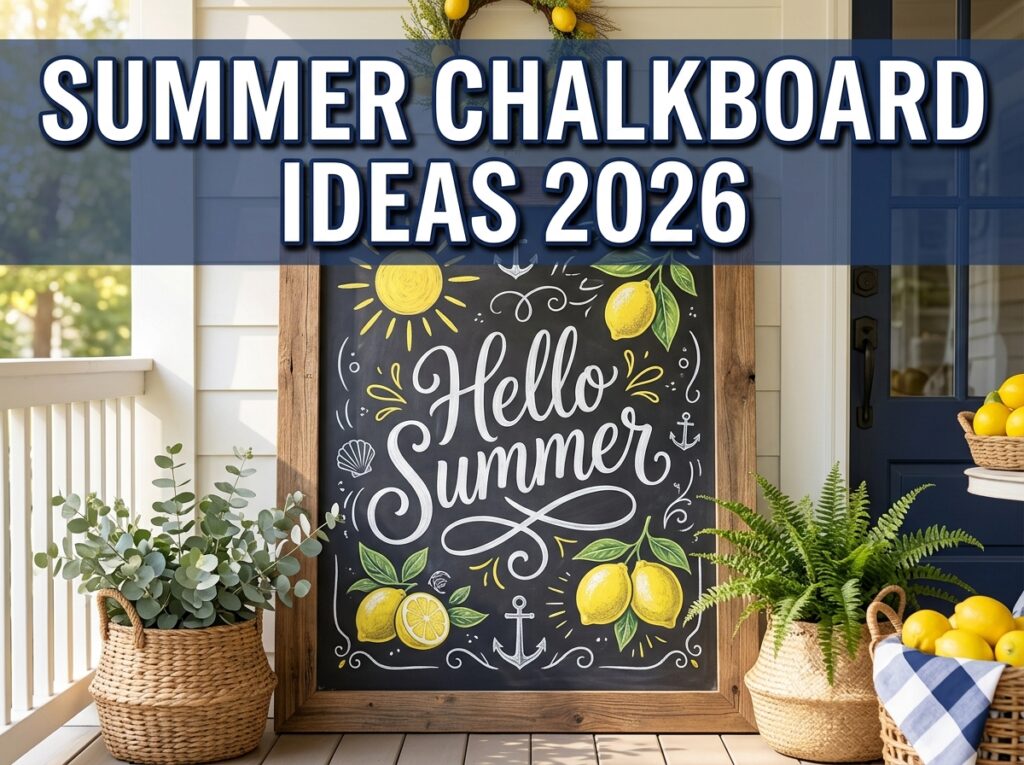Summer Chalkboard Ideas