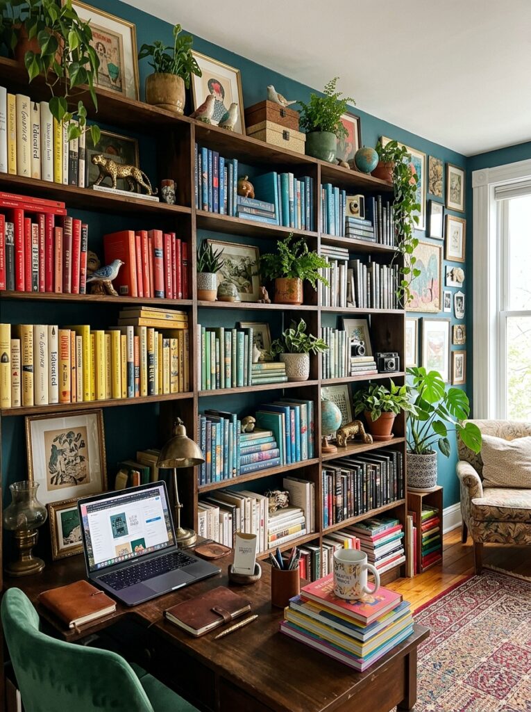 Maximalist Home Office Decor Ideas