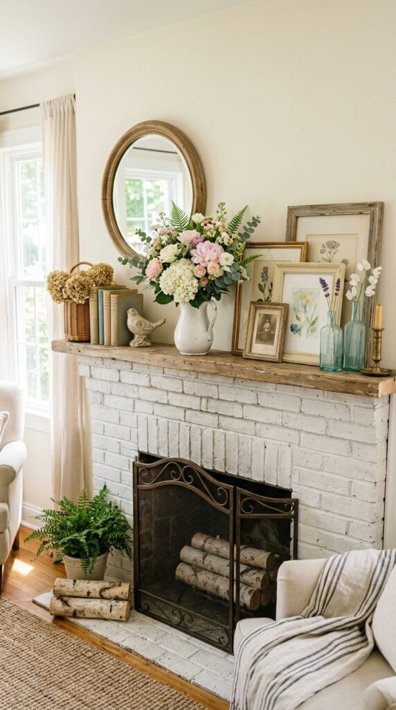 Summer Mantel Decor Ideas