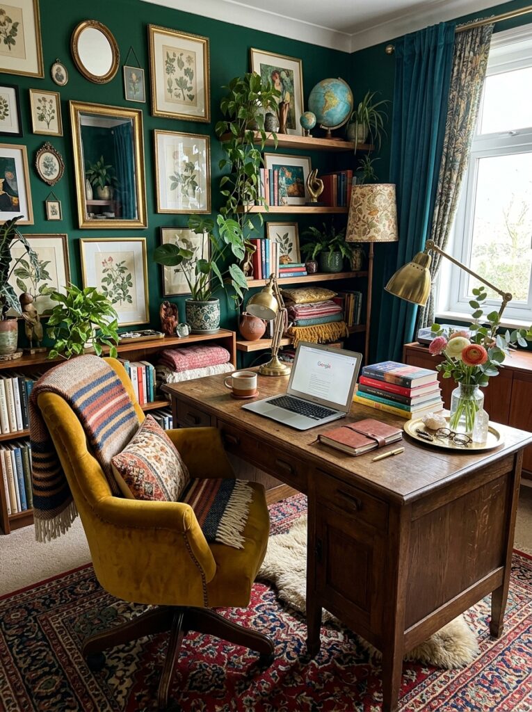 Maximalist Home Office Decor Ideas
