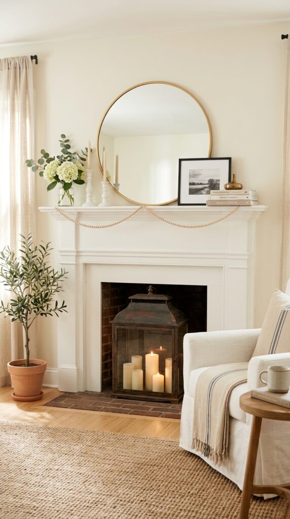 Summer Mantel Decor Ideas