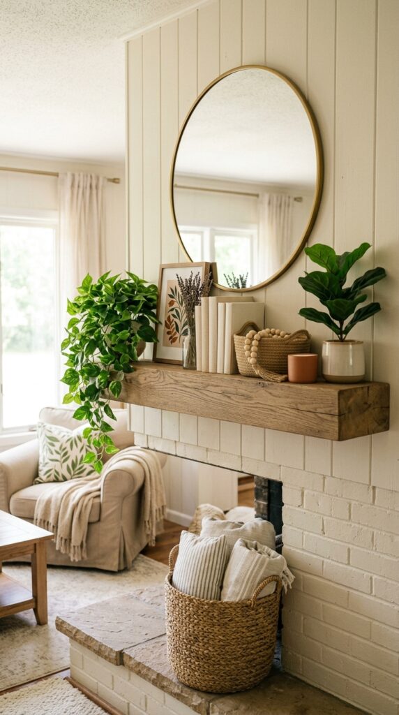 Summer Mantel Decor Ideas