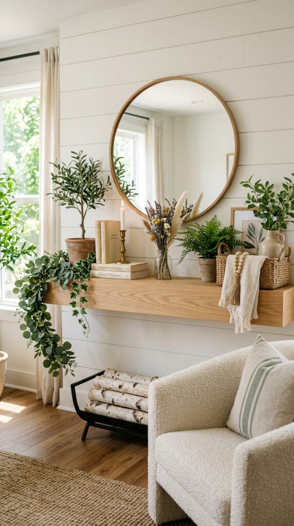 Summer Mantel Decor Ideas
