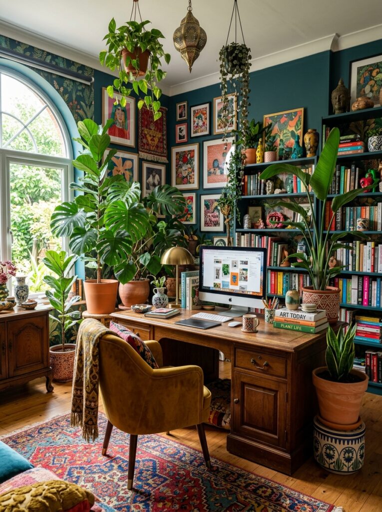 Maximalist Home Office Decor Ideas