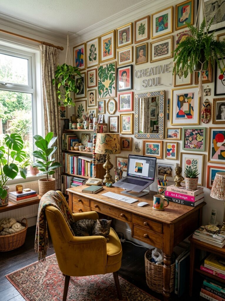 Maximalist Home Office Decor Ideas