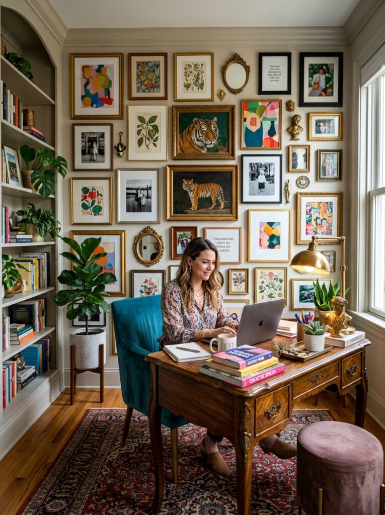 Maximalist Home Office Decor Ideas
