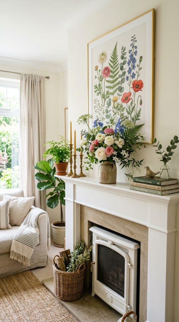 Summer Mantel Decor Ideas
