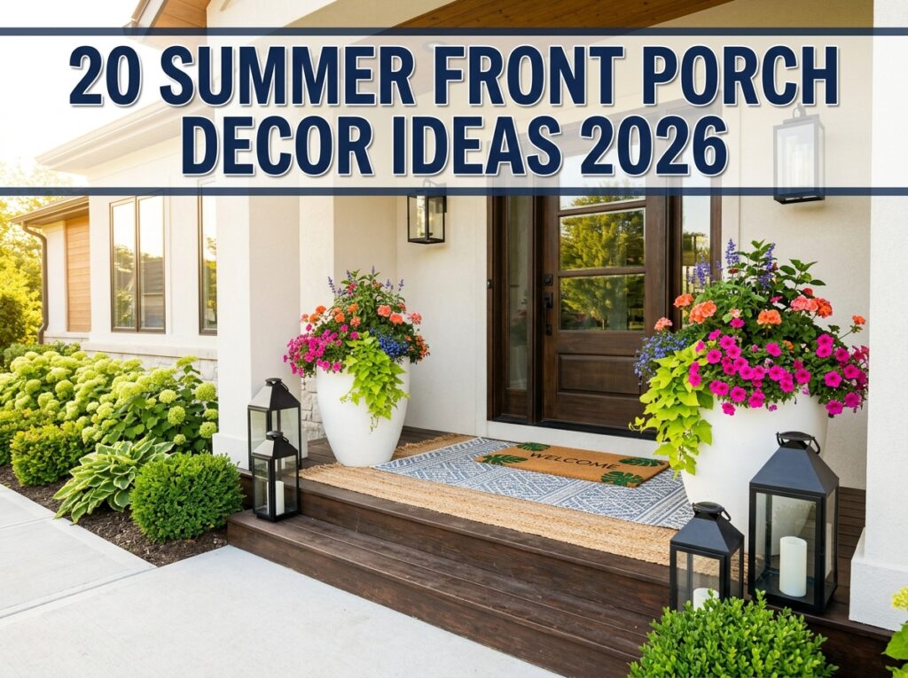Summer Front Porch Decor Ideas
