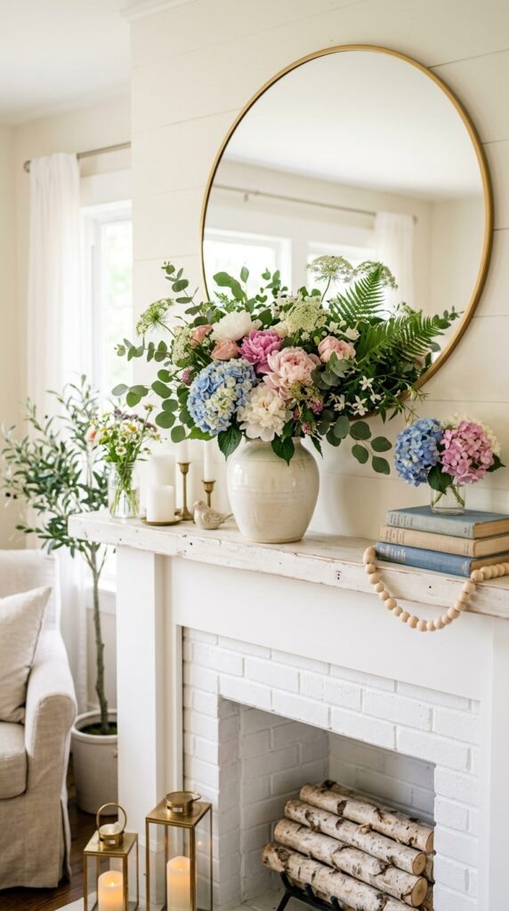 Summer Mantel Decor Ideas