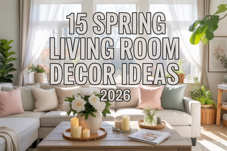 Spring Living Room Decor Ideas