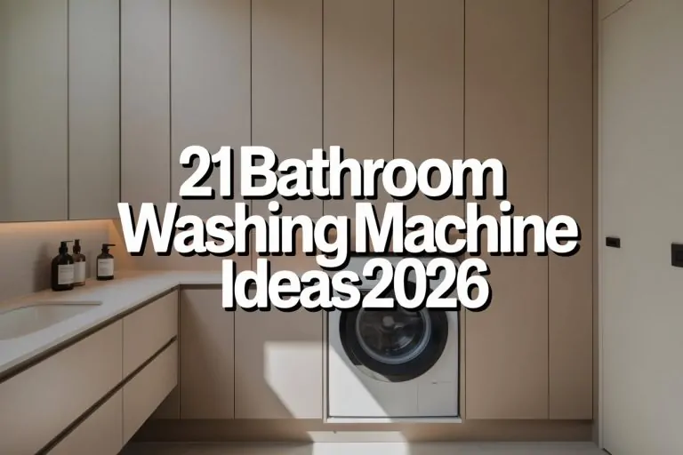 Bathroom Washing Machine Ideas
