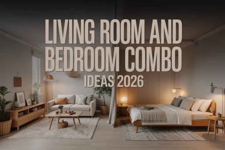 Living Room and Bedroom Combo Ideas