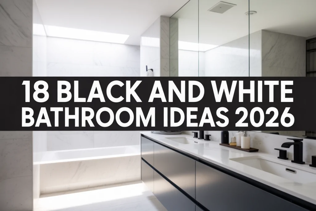 Black and White Bathroom Ideas