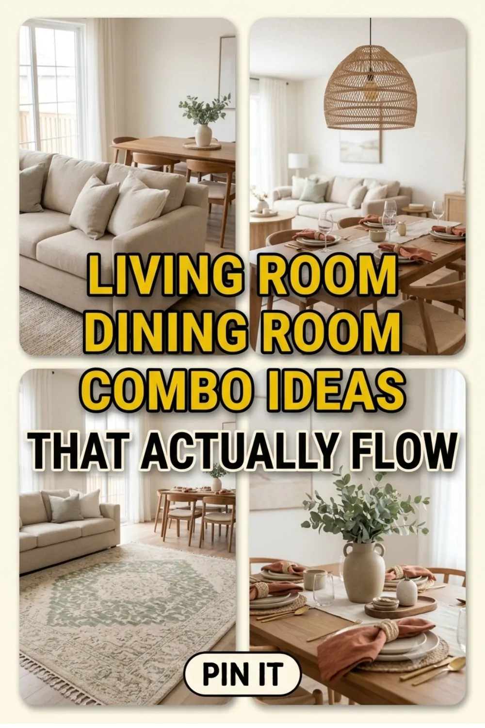 Living Room Dining Room Combo Ideas