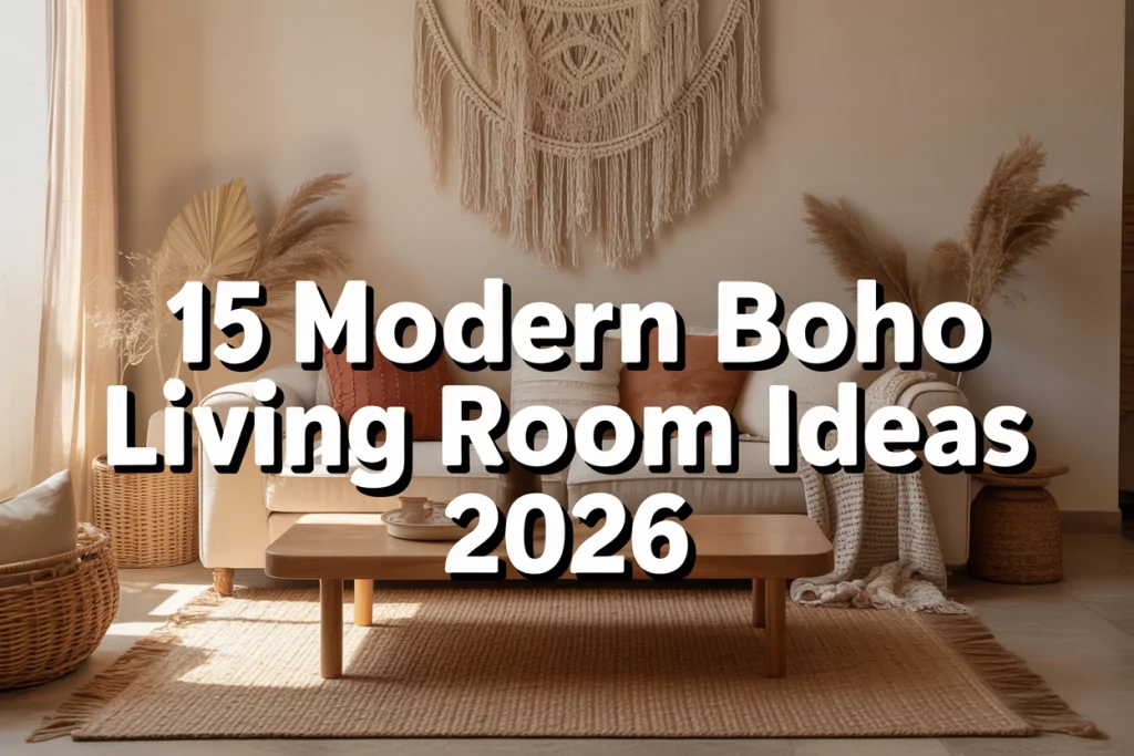 Modern Boho Living Room Ideas