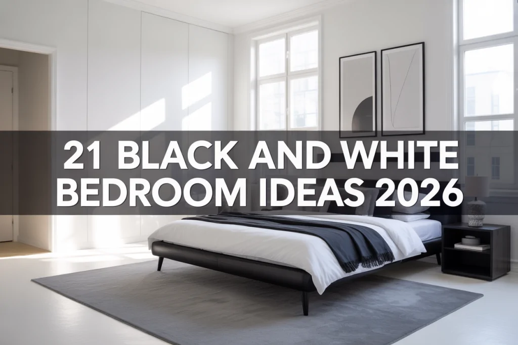 Black and White Bedroom Ideas