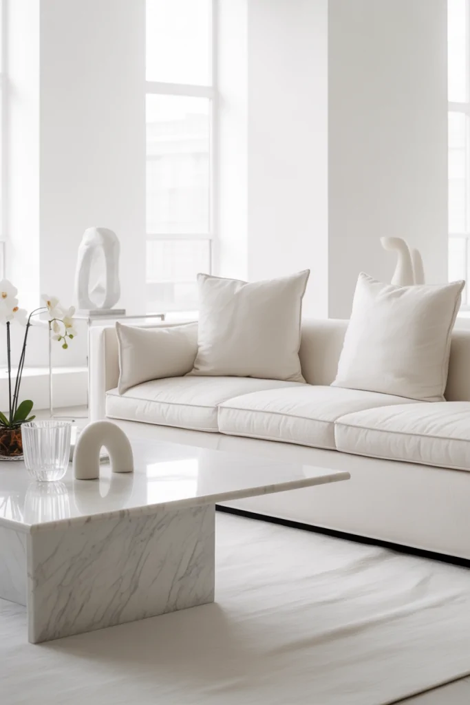 White Living Room Ideas