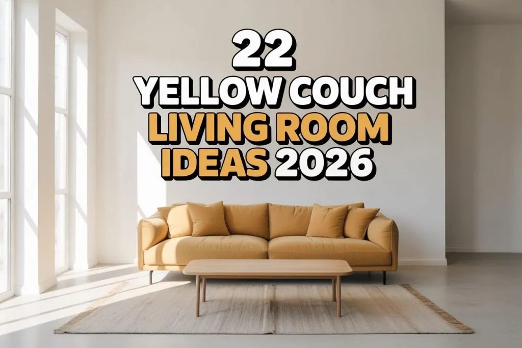 Yellow Couch Living Room Ideas
