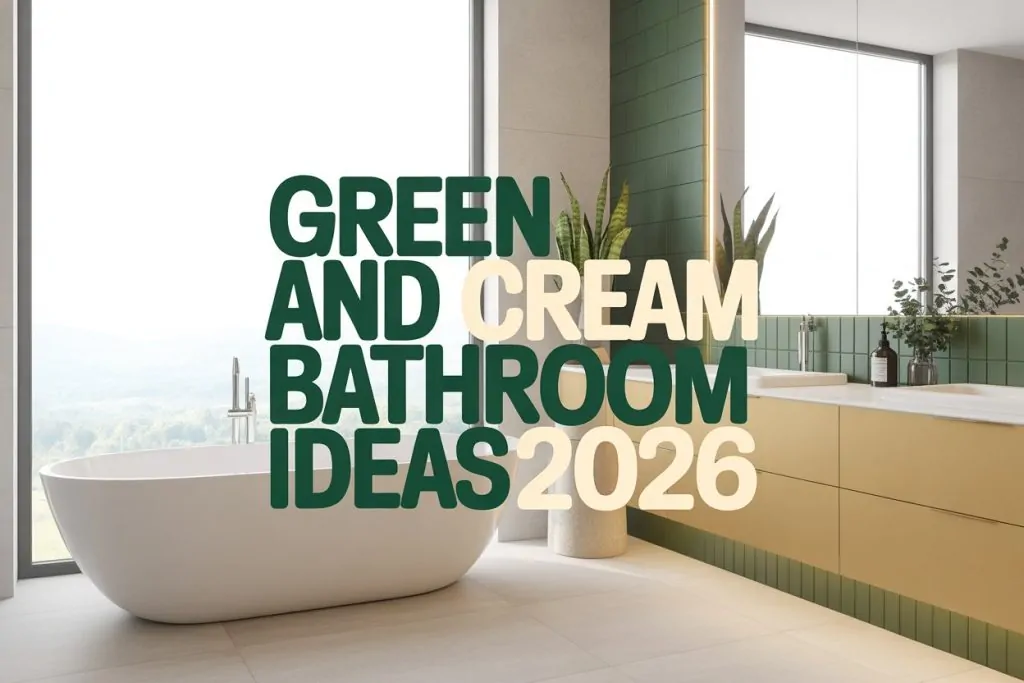 Green and Cream Bathroom Ideas