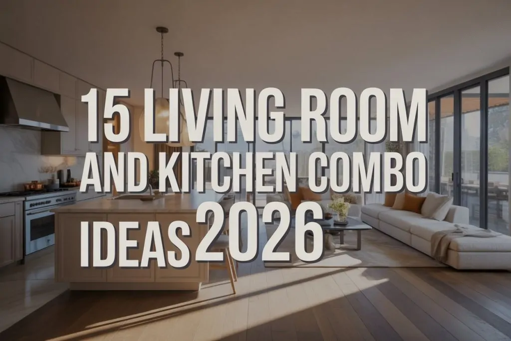 Living Room and Kitchen Combo Ideas