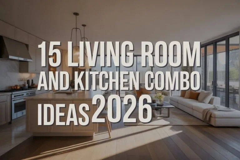 Living Room and Kitchen Combo Ideas