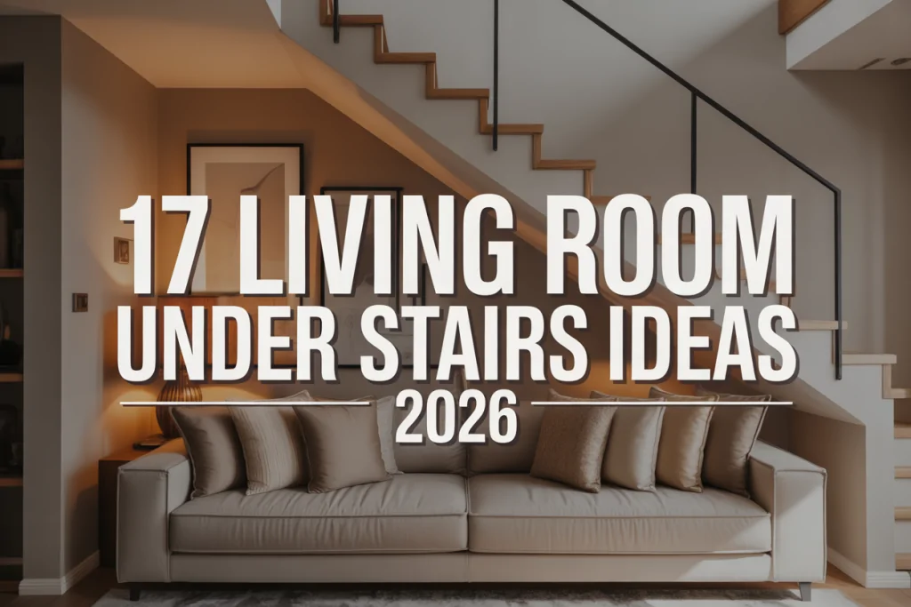 Smart Living Room Under Stairs Ideas