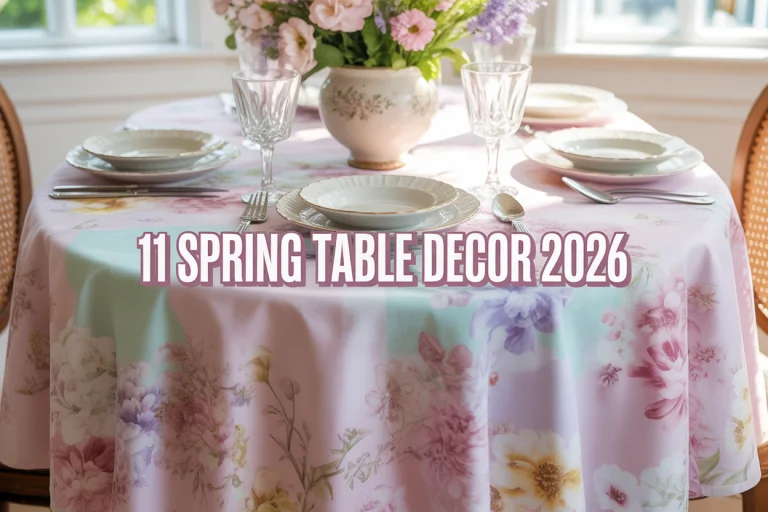 spring table decor