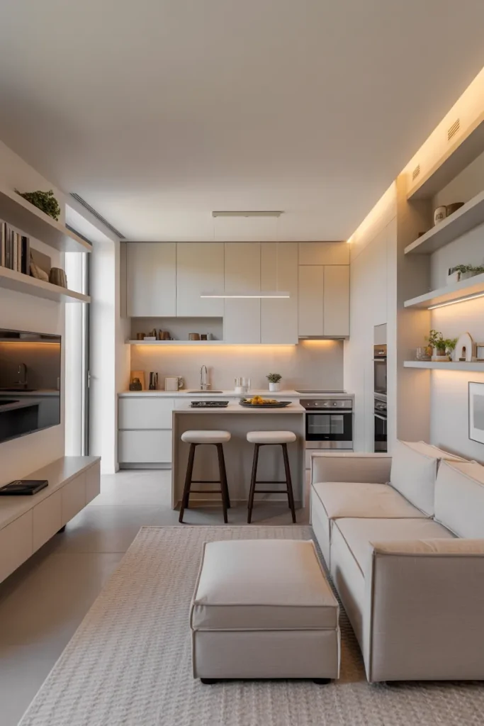 Living Room and Kitchen Combo Ideas