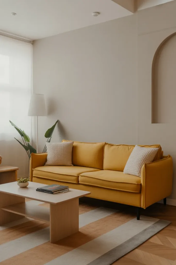 Yellow Couch Living Room Ideas