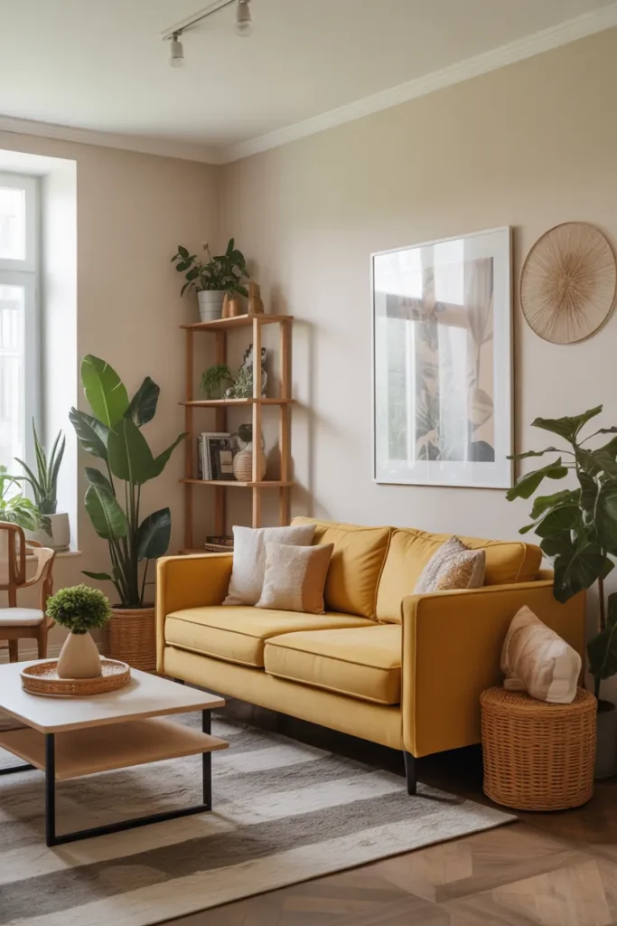 Yellow Couch Living Room Ideas