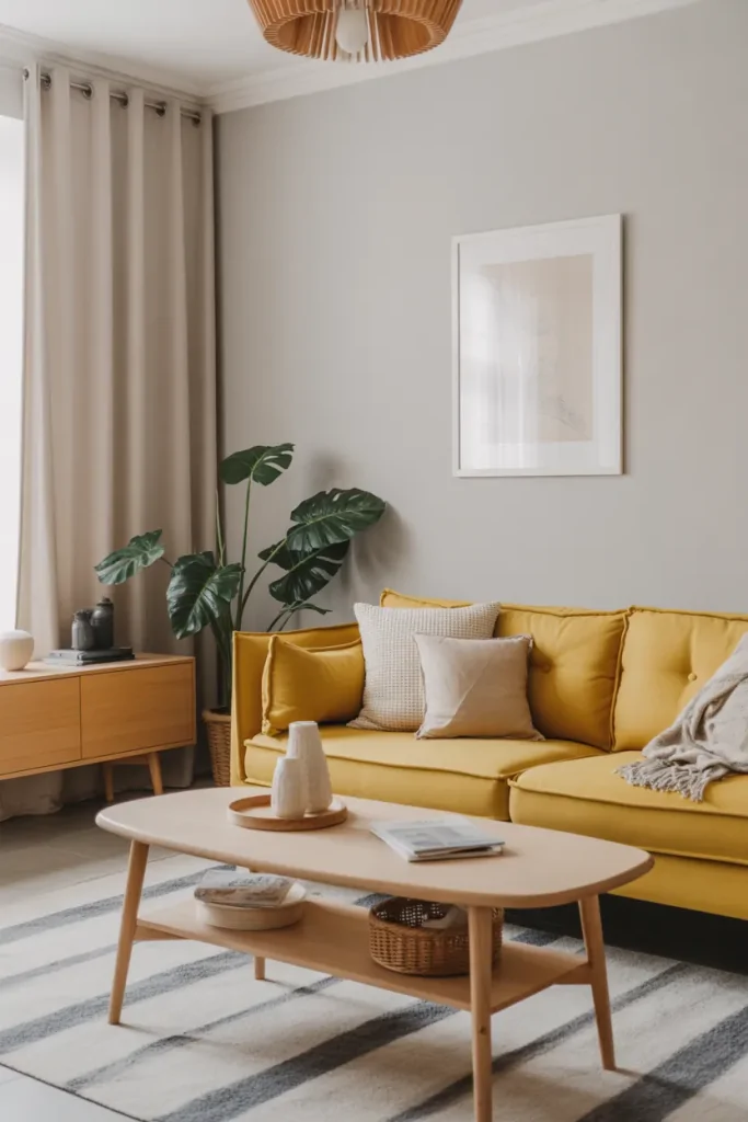 Yellow Couch Living Room Ideas