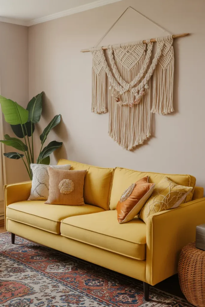 Yellow Couch Living Room Ideas