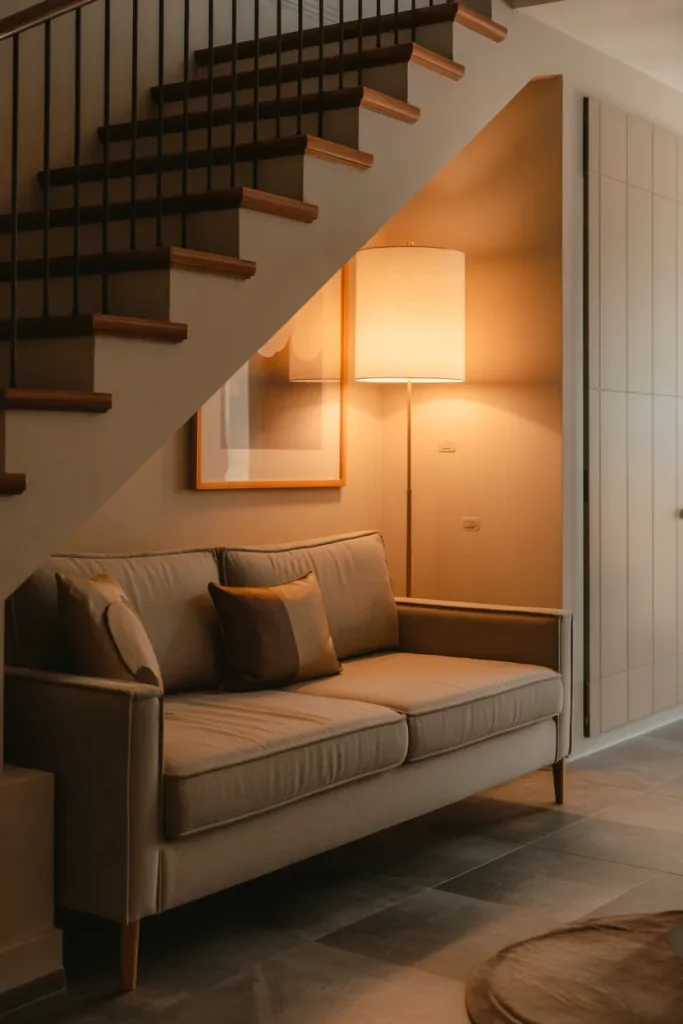 Smart Living Room Under Stairs Ideas