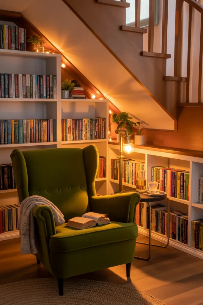 Smart Living Room Under Stairs Ideas