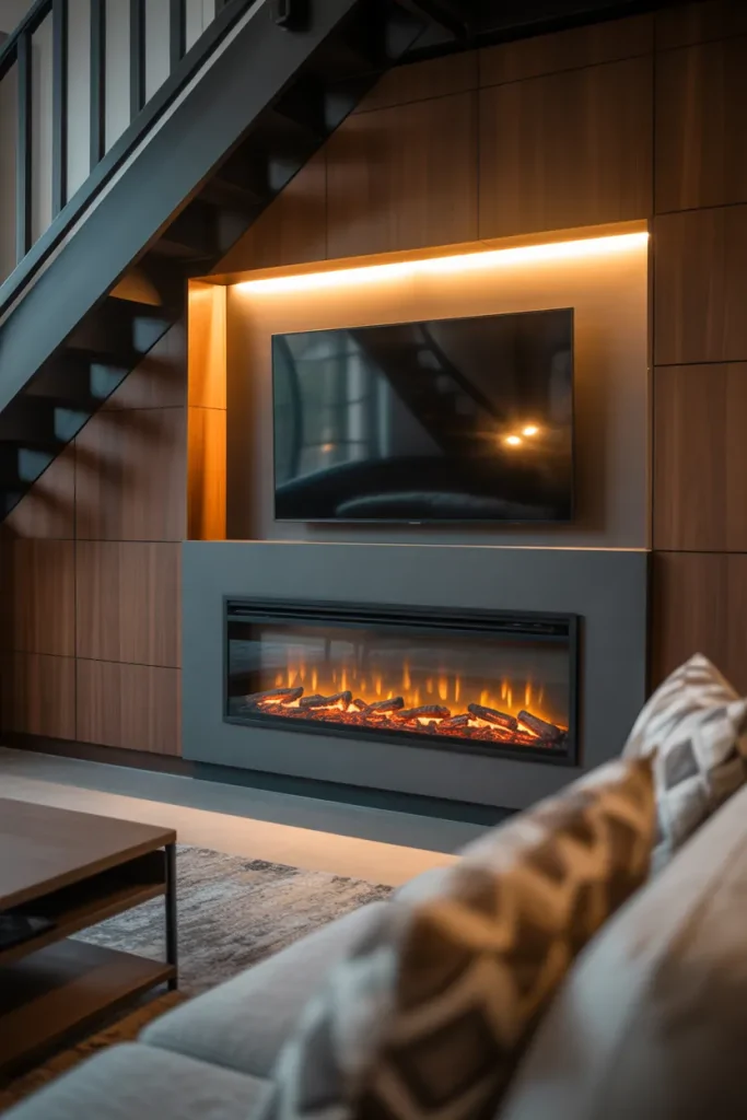 Smart Living Room Under Stairs Ideas