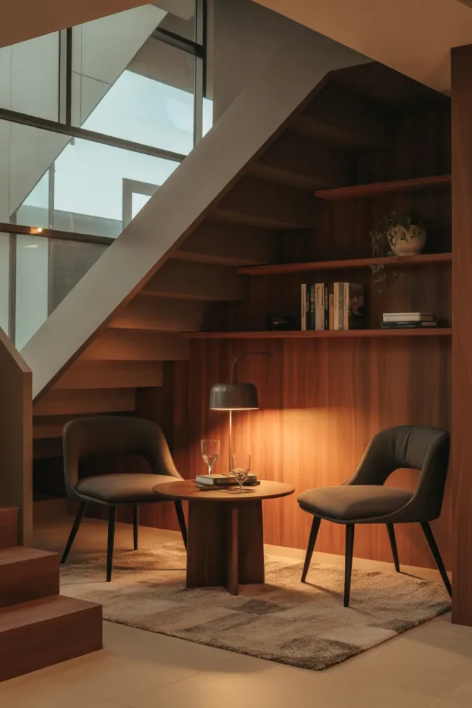 Smart Living Room Under Stairs Ideas