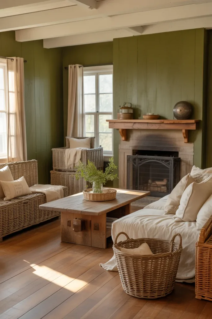 Green Living Room Ideas