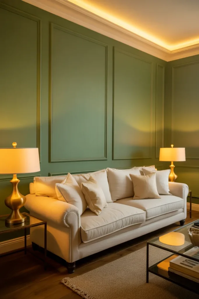 Green Living Room Ideas