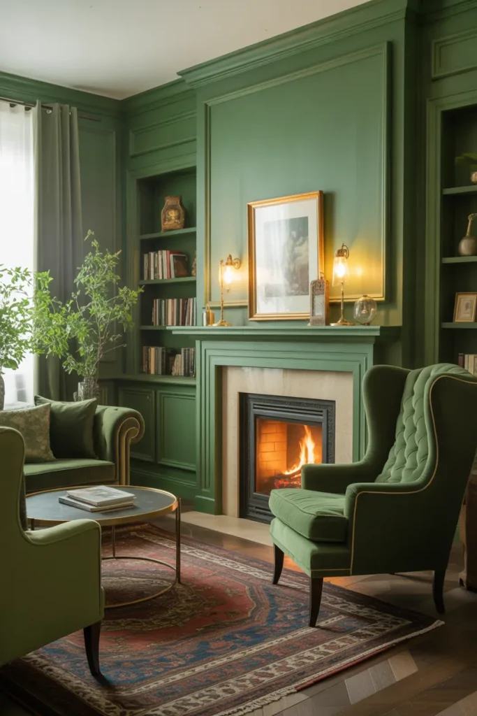 Green Living Room Ideas