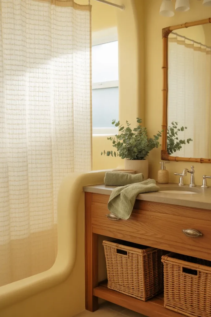 Green and Cream Bathroom Ideas