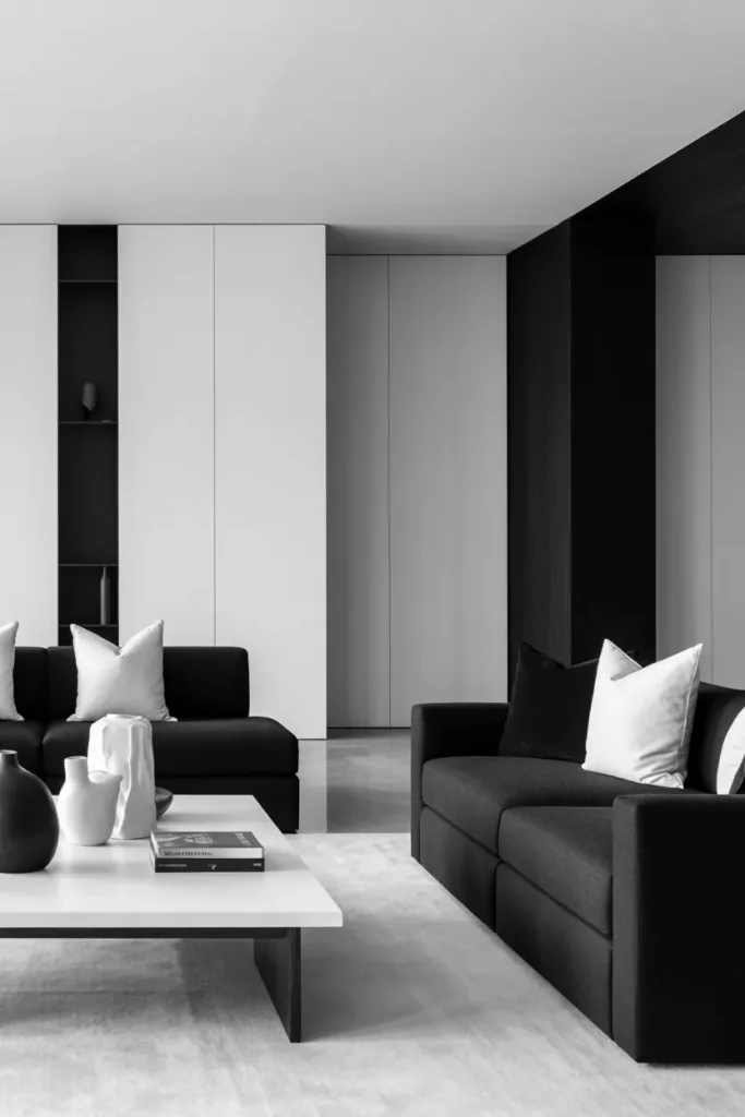 Black Living Room Ideas