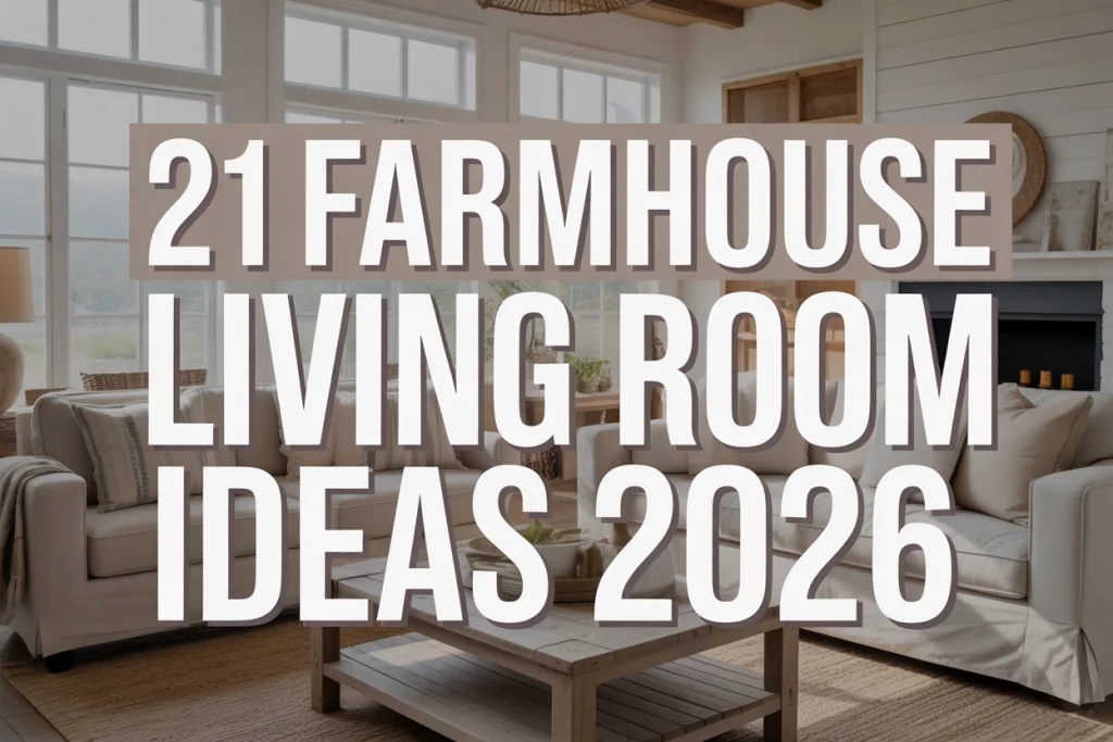 Farmhouse Living Room Ideas