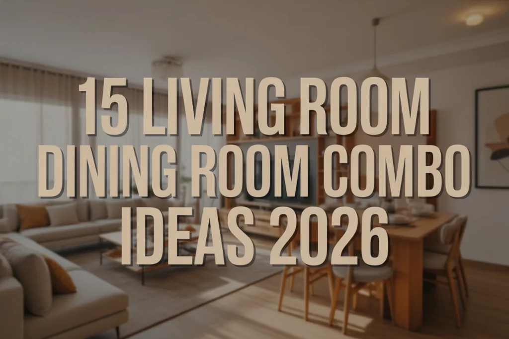 Living Room Dining Room Combo Ideas
