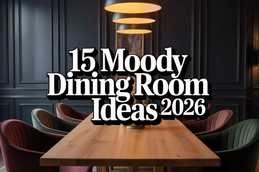Moody Dining Room Decor Ideas