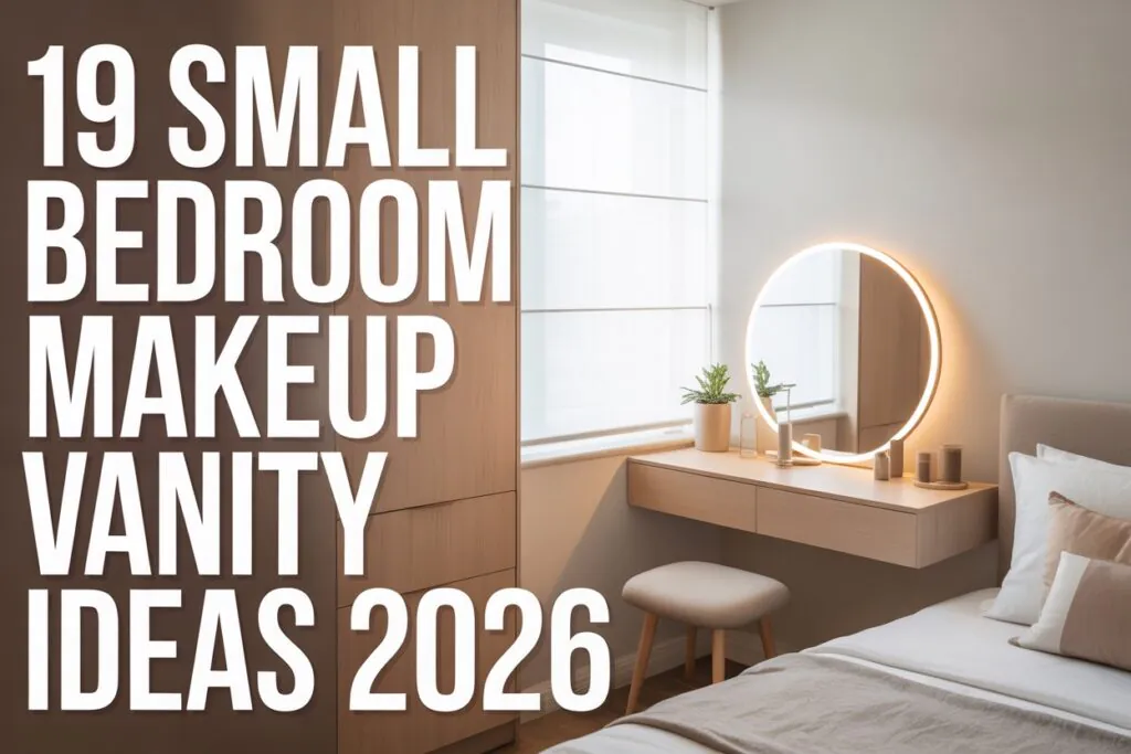Small Bedroom Makeup Vanity Ideas