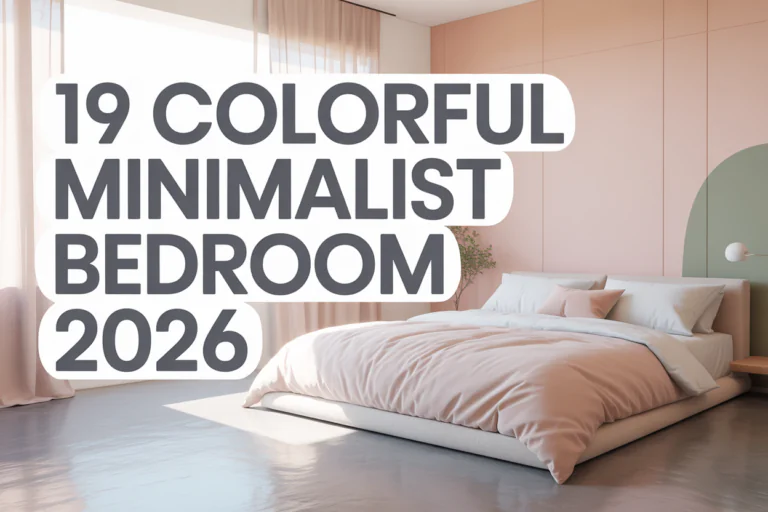 Colorful Minimalist Bedroom Ideas